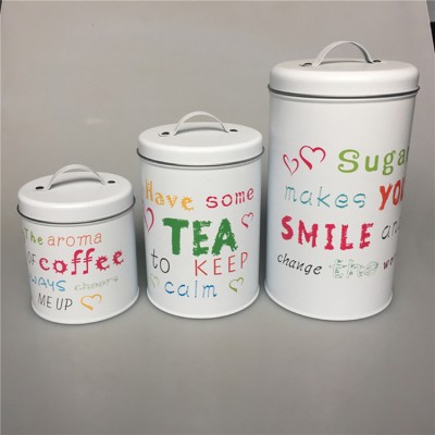 Wholesale square tea packaging tin box with lid custom tea tin can